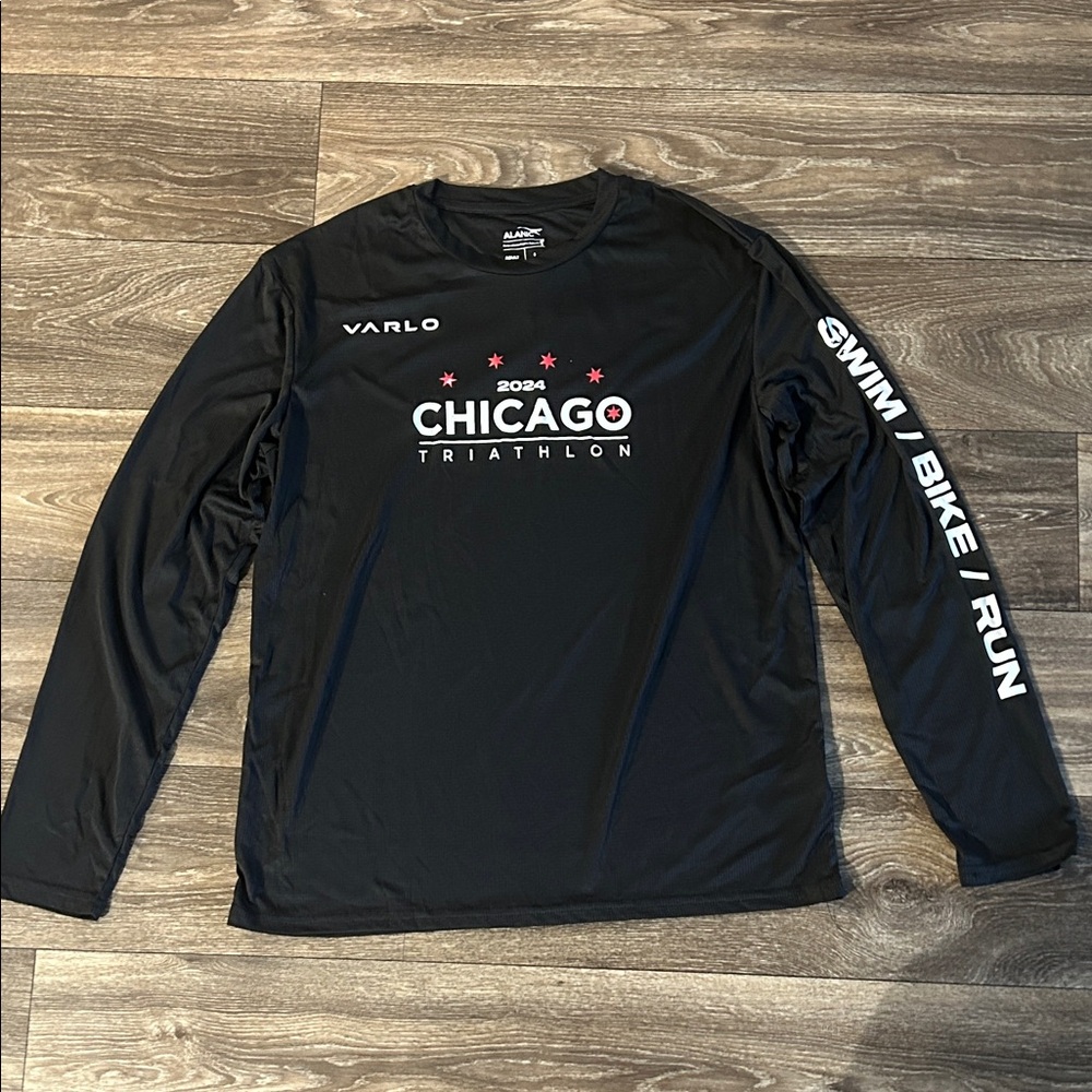 Chicago Triathlon 2024 Black Long Sleeve Shirt